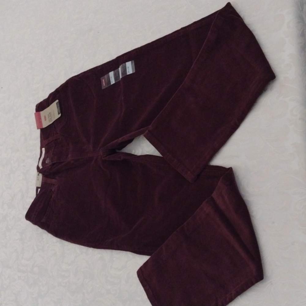 Levi Strauss Maroon Corduroy Pants